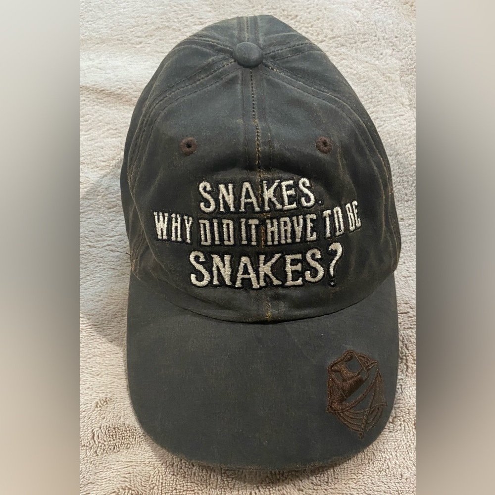 Disney Parks Indiana Jones Snakes Why Did It Have to Be Snakes? Baseball Hat